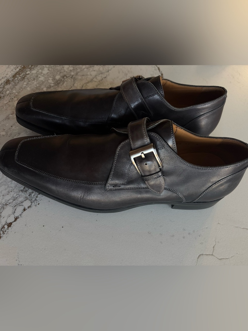 Magnanni Diversa Monk Strap Black Dress Shoes Men’s Size 13 — MSRP $450